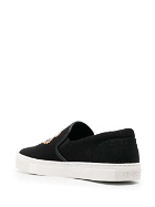 KENZO - Cotton Canvas Tiger Slip On Sneakers