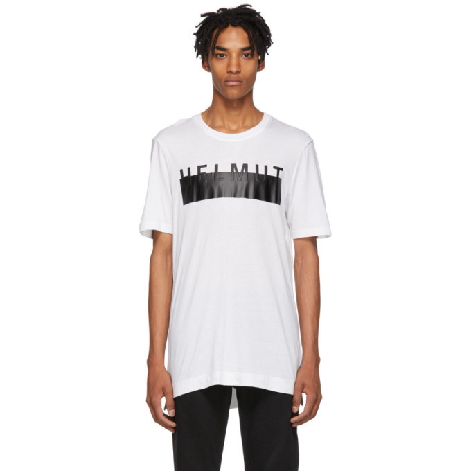 Photo: Helmut Lang White Oversized Logo T-Shirt