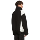 We11done Reversible Black and White Fleece Jacket