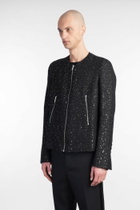 Sapio N 36 Casual Jacket In Black Cotton