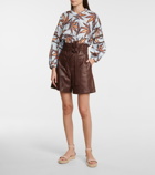 Dorothee Schumacher - Exciting Softness leather Bermuda shorts