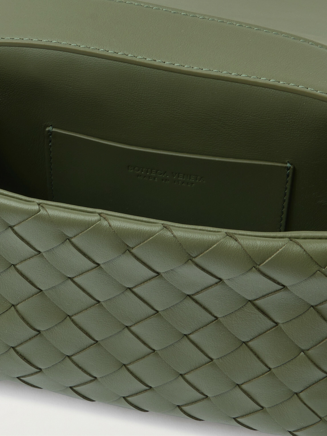 Bottega Veneta - Intrecciato Leather Messenger Bag
