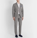 Boglioli - Navy K-Jacket Slim-Fit Unstructured Stretch-Cotton Twill Suit Jacket - Gray