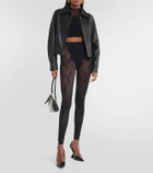 Dion Lee Cobra fishnet leggings