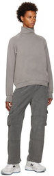 Les Tien Gray Raglan Turtleneck