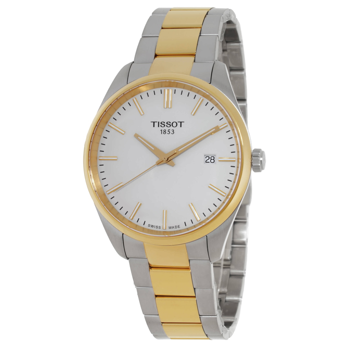 Tissot PR 100 Quartz White Dial Mens Watch T1504102201100