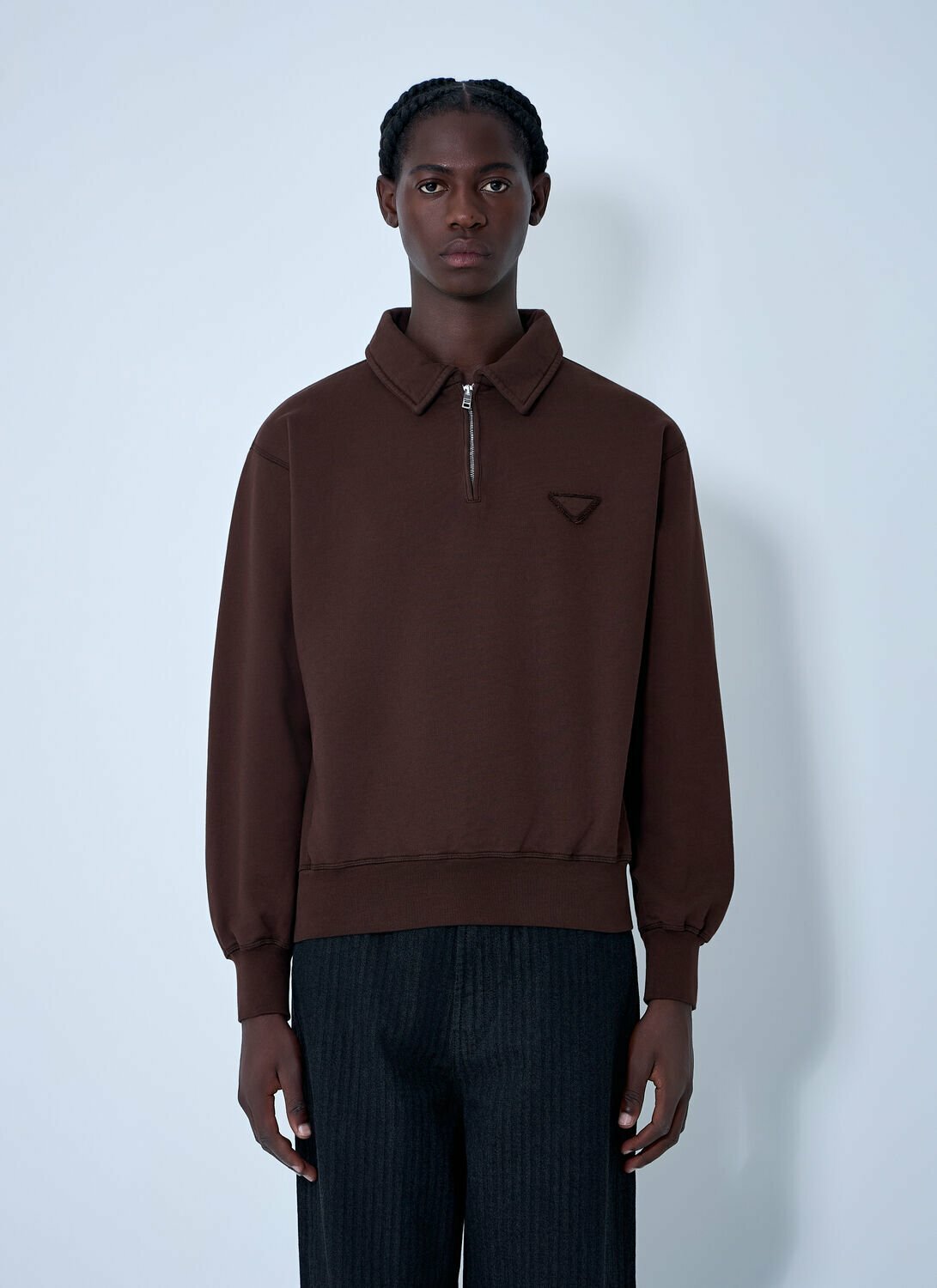 Prada Logo Motif Sweatshirt