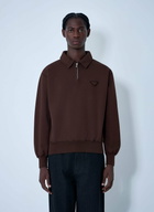 Prada Logo Motif Sweatshirt