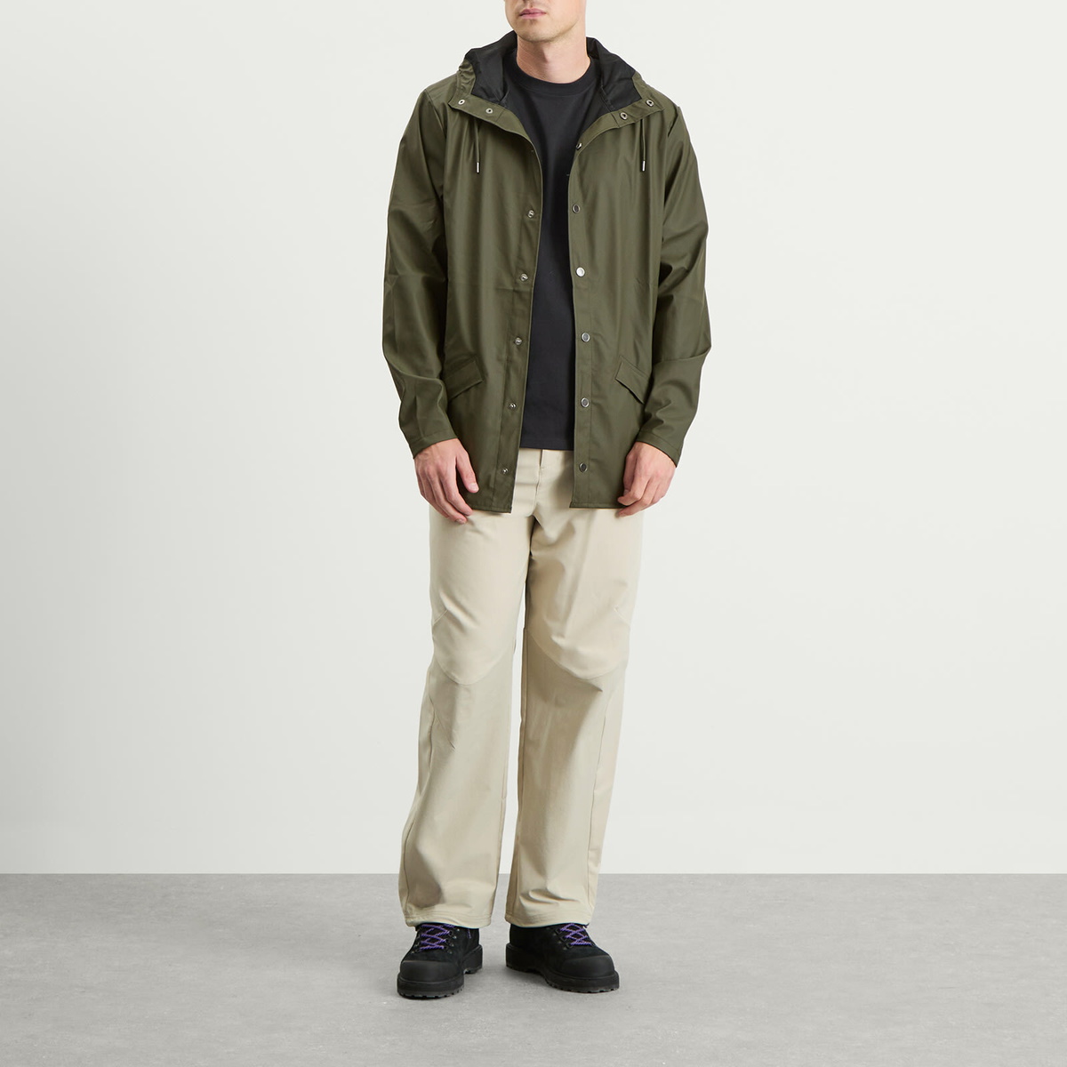 Rains Classic Jacket in Green