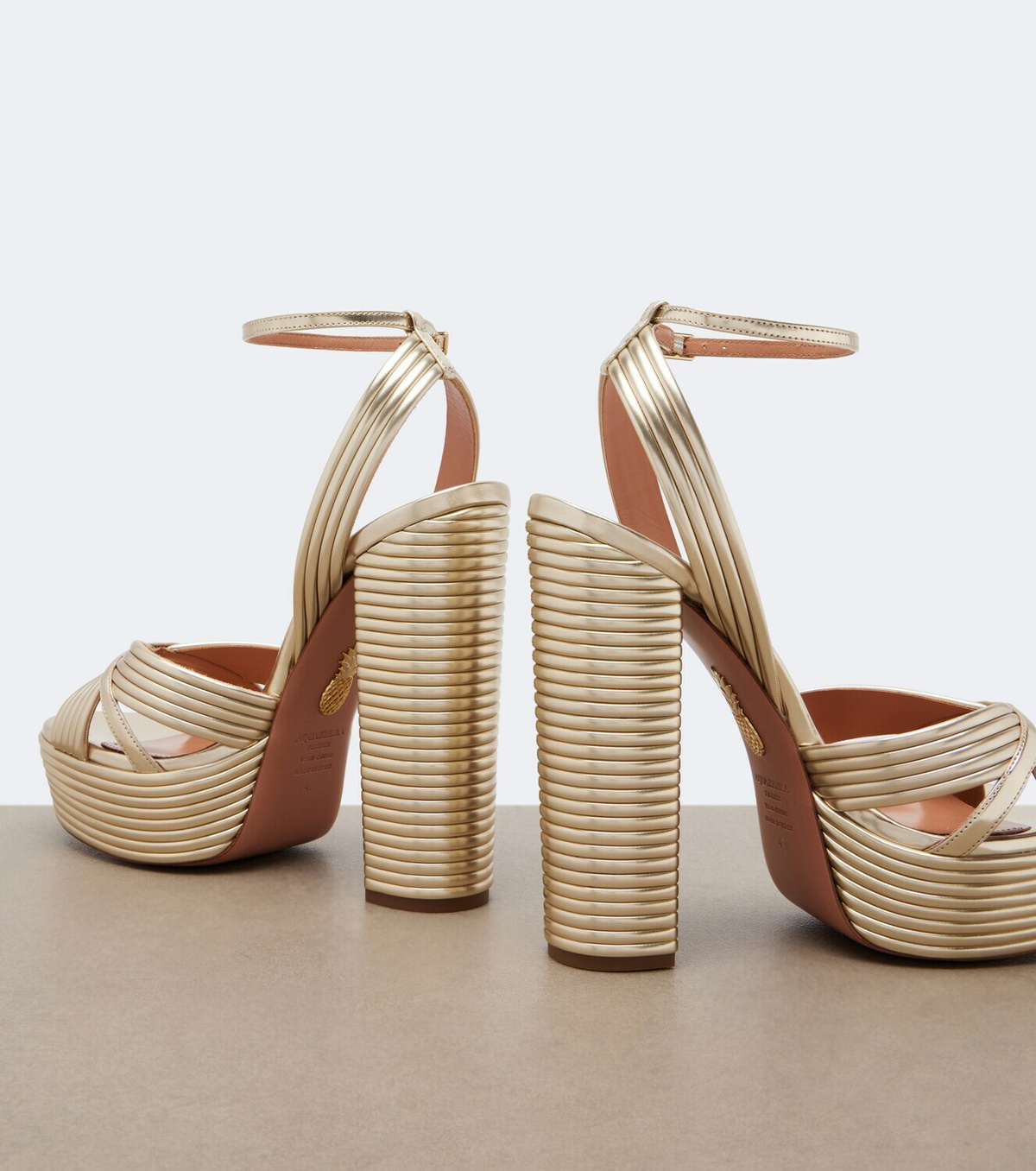 Aquazzura Sundance leather platform sandals
