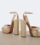 Aquazzura Sundance leather platform sandals