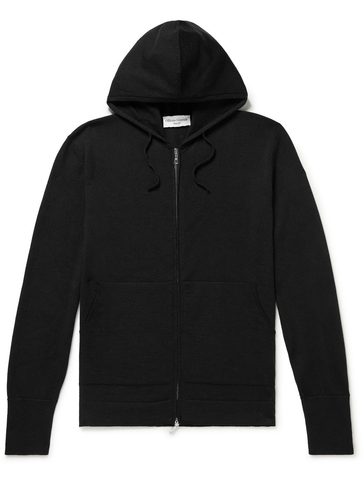 Merino wool shop zip hoodie