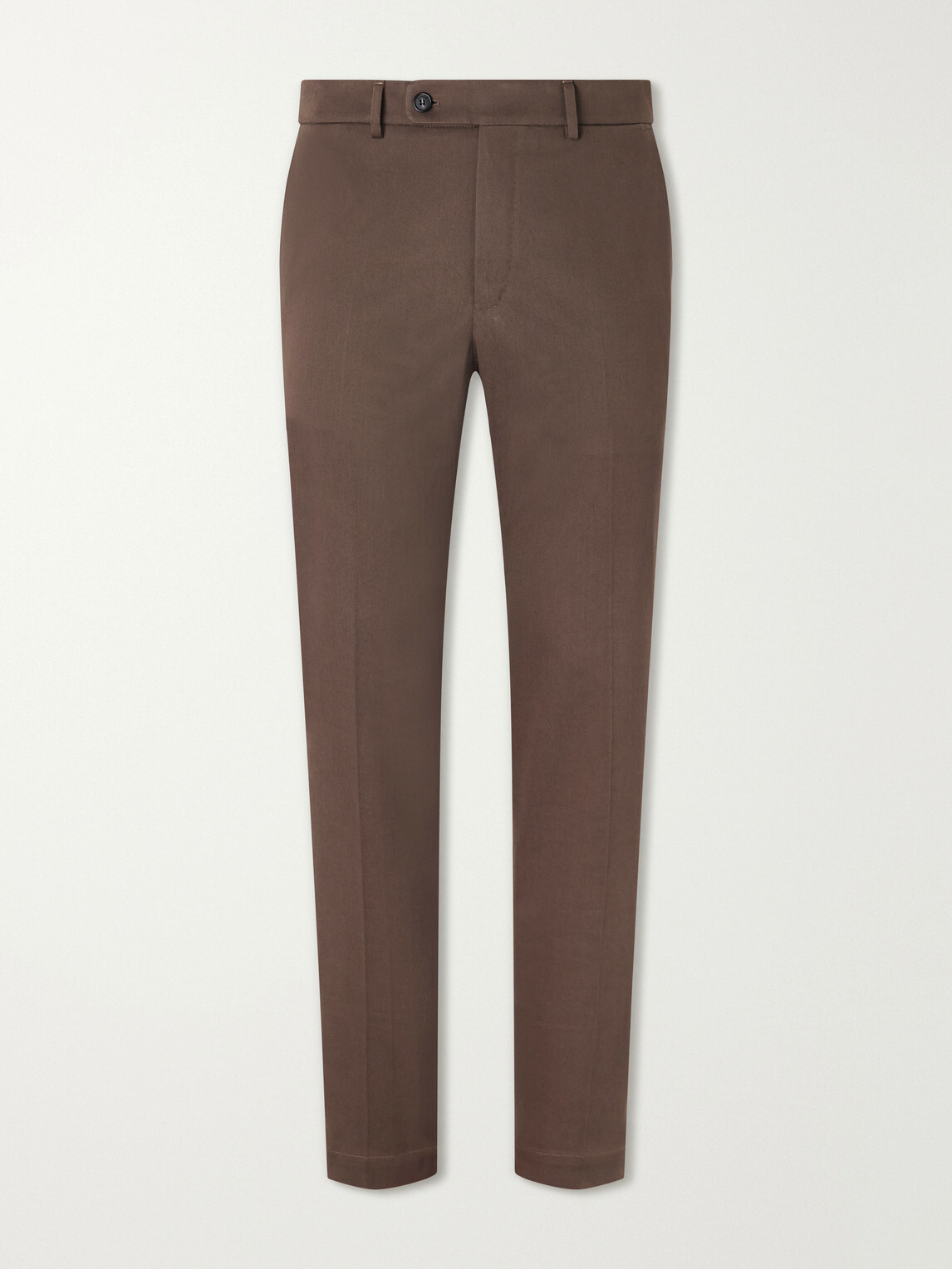 Slowear - Straight-Leg Stretch-Cotton Gabardine Trousers - Brown