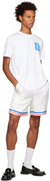 Casablanca White Par Avion Shorts