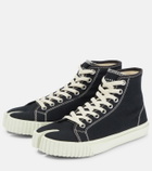 Maison Margiela - Tabi high-top canvas sneakers