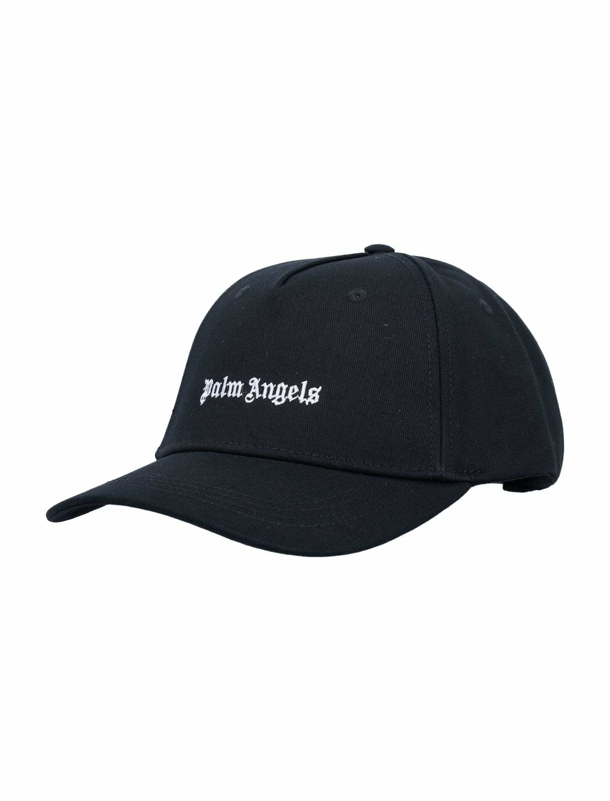 Palm Angels ロゴ刺繍 キャップ 黒 白Tシャツと◎[パームエンジェルス]ロゴ刺繍 クラシックキャップ