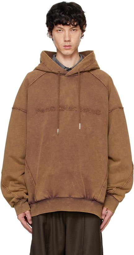 Photo: Feng Chen Wang Brown Washed Hoodie