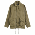 Barbour Men's Heritage+ Modified Durham Showerproof Jacket in Burnt Olive