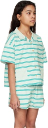 The Campamento Kids Blue Stripes Shirt