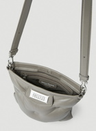 Glam Slam Flat Messenger Shoulder Bag in Grey