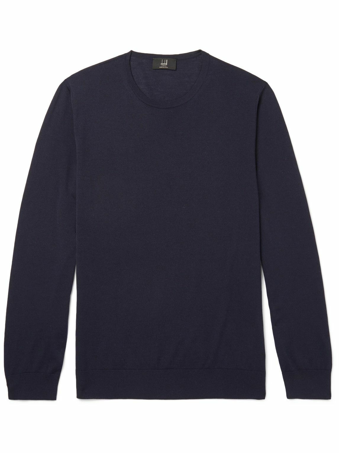 Dunhill - Merino Wool Sweater - Blue Dunhill