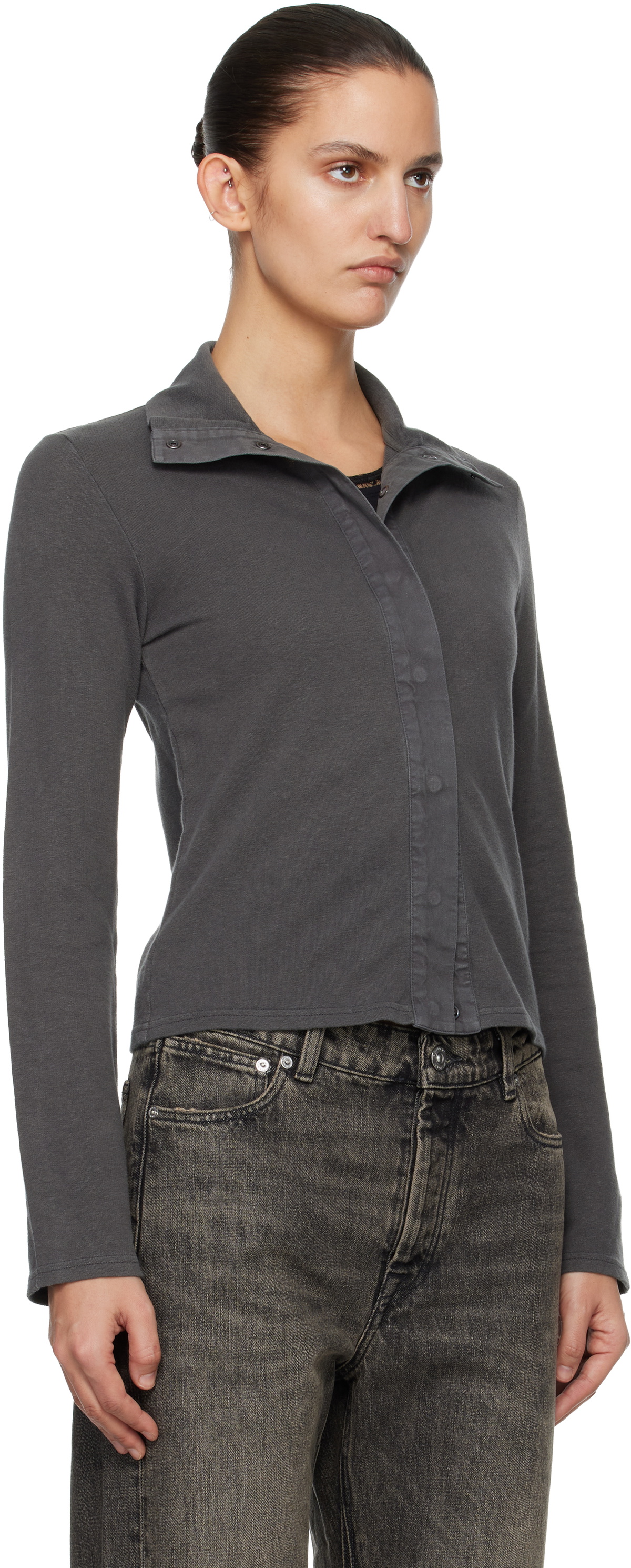 OUR LEGACY Gray Tornado Cardigan
