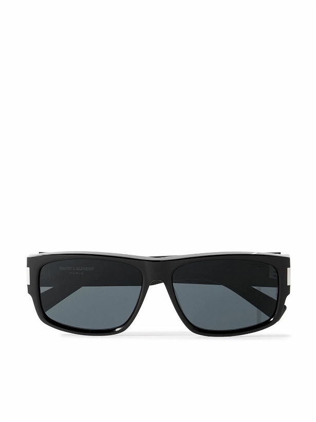 Photo: SAINT LAURENT - New Wave Rectangular-Frame Acetate Sunglasses