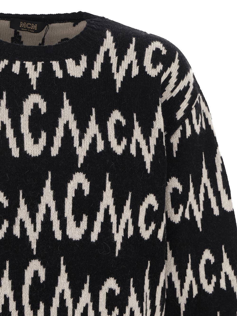 Mcm Cashmere Logo Knitwear