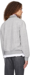 Acne Studios Gray Half-Zip Sweater