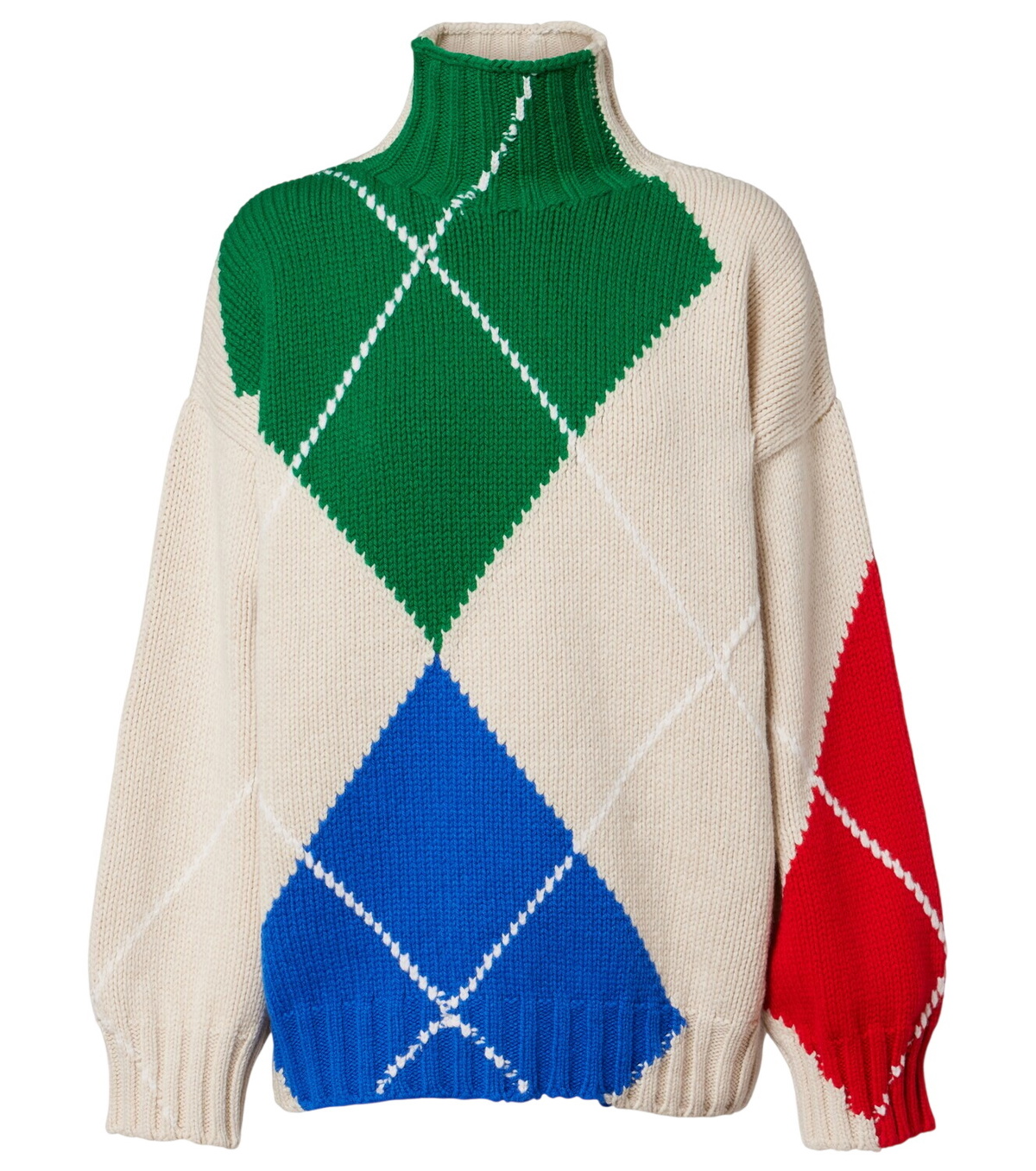 JW Anderson Tan Zip Neckline Sweater JW Anderson