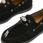 Toga Pulla Women's Suede Loafers in Black