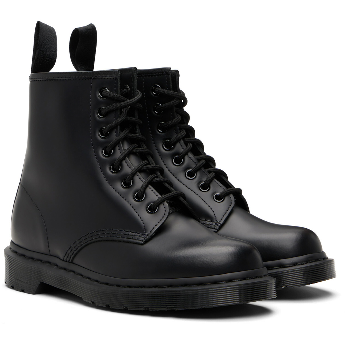 Dr. Martens Black 1460 Mono Lace Up Boots
