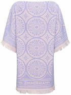 ZIMMERMANN Halliday Linen Printed Mini Dress