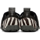 Wales Bonner White & Brown Jewel Mary Jane Sneakers