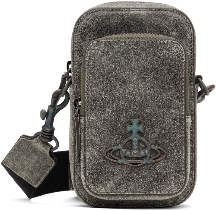 Photo: Vivienne Westwood Gray Phone Crossbody Pouch