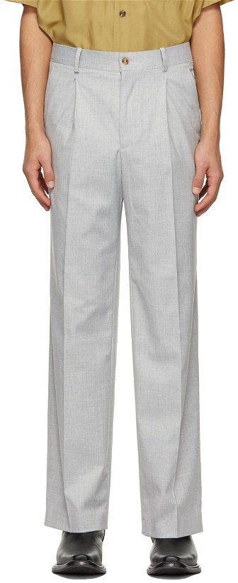 Photo: Han Kjobenhavn Grey Boxy Suit Trousers