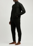 Emporio Armani Stretch-jersey Sweatpants Black