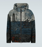 Loewe - Lighthouse hooded fleece jacket