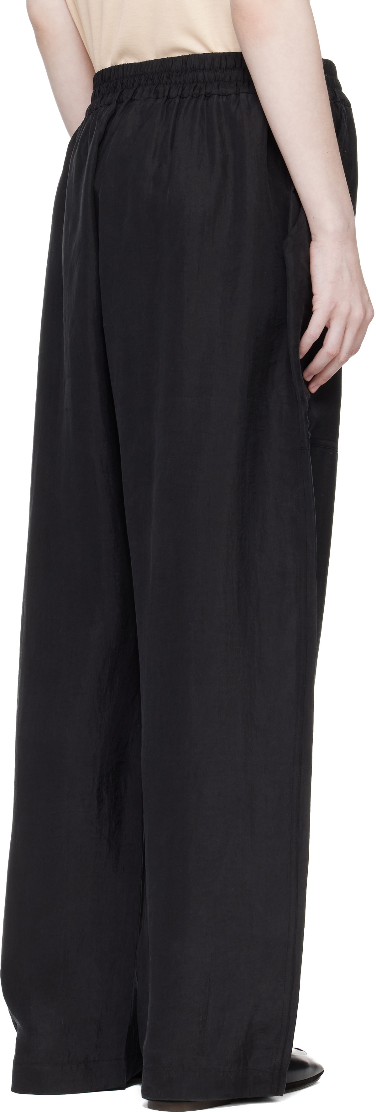 Studio Nicholson Black Capel Twill Trousers
