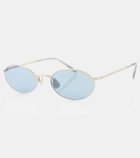 Brunello Cucinelli Timeless Reflections round sunglasses