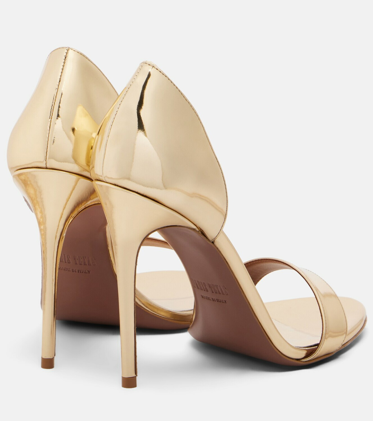 Paris Texas Vera mirrored leather sandals