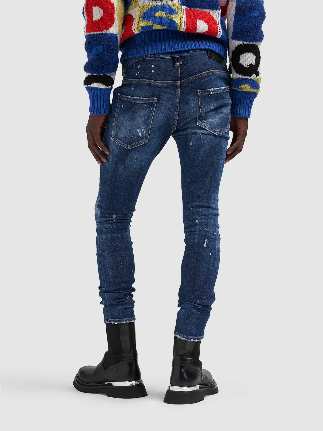 DSQUARED2 - Super Twinky Stretch Cotton Denim Jeans