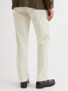 Massimo Alba - Piave Straight-Leg Pleated Cotton Trousers - White