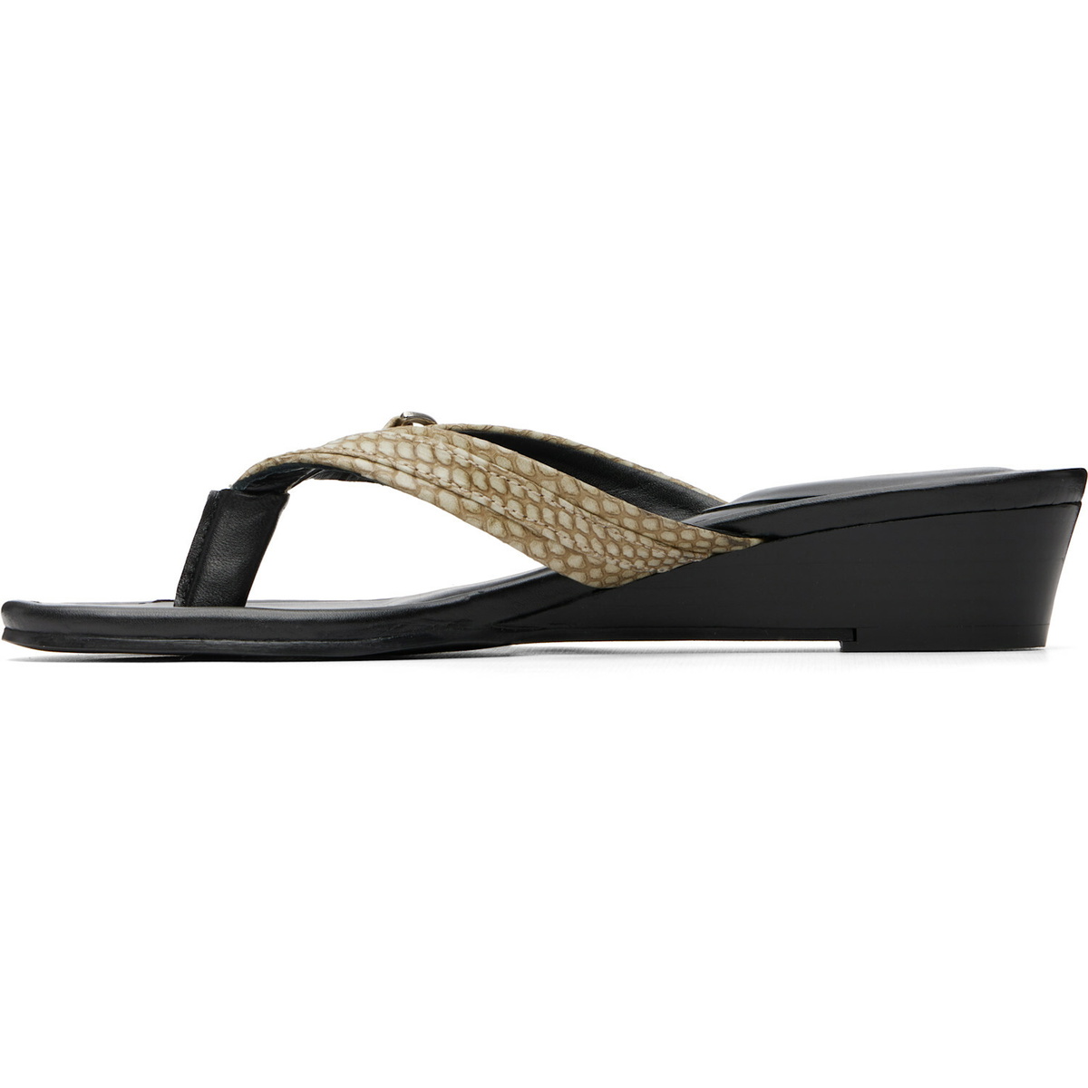 Paloma Wool Black & Beige Felipa Heeled Sandals