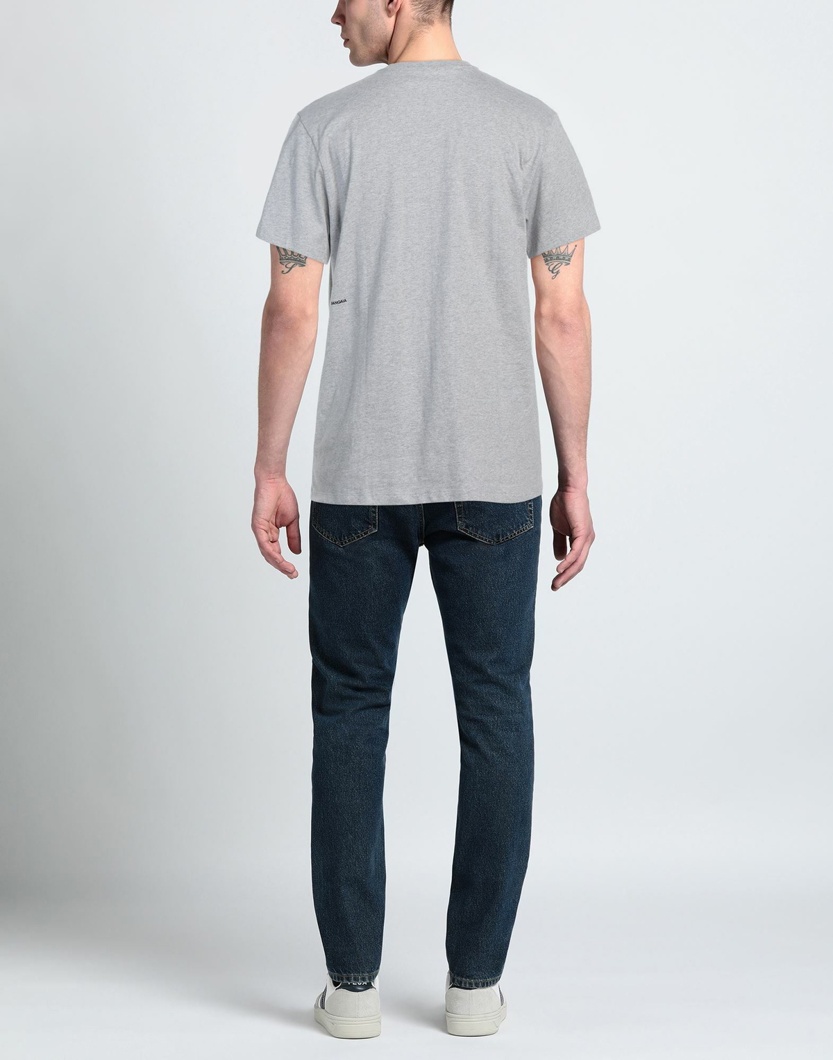 Pangaia Mens T-shirt Light in Grey