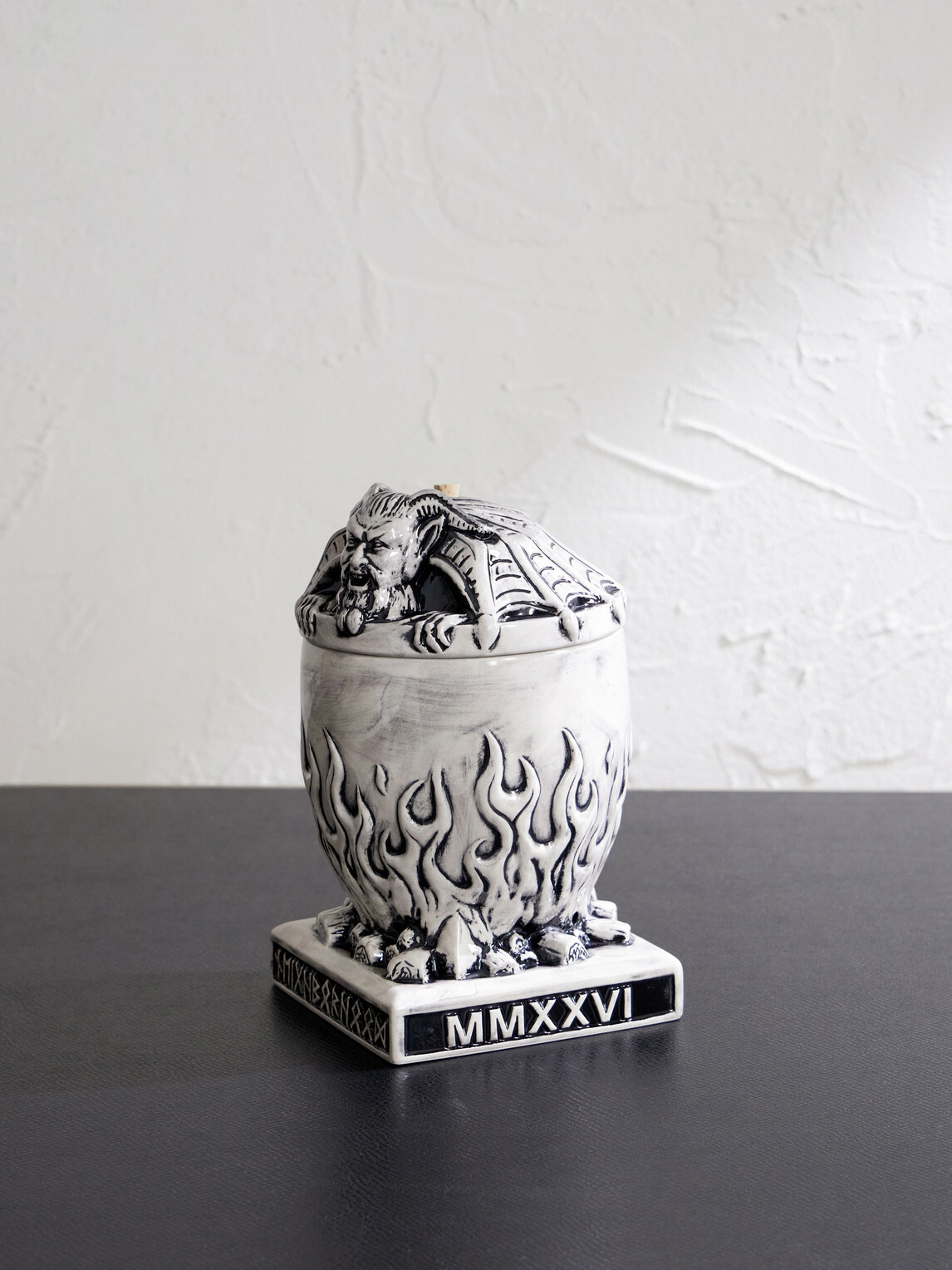 Neighborhood - Cauldron Ceramic Incense Burner - White