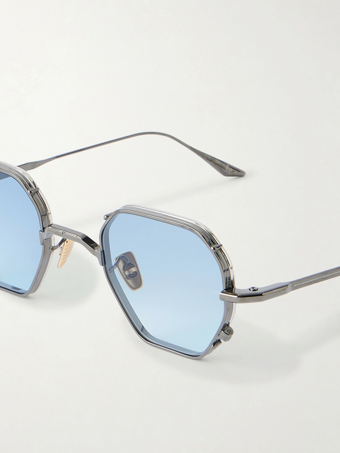 Jacques Marie Mage - Verlaine Round-Frame Metal Sunglasses