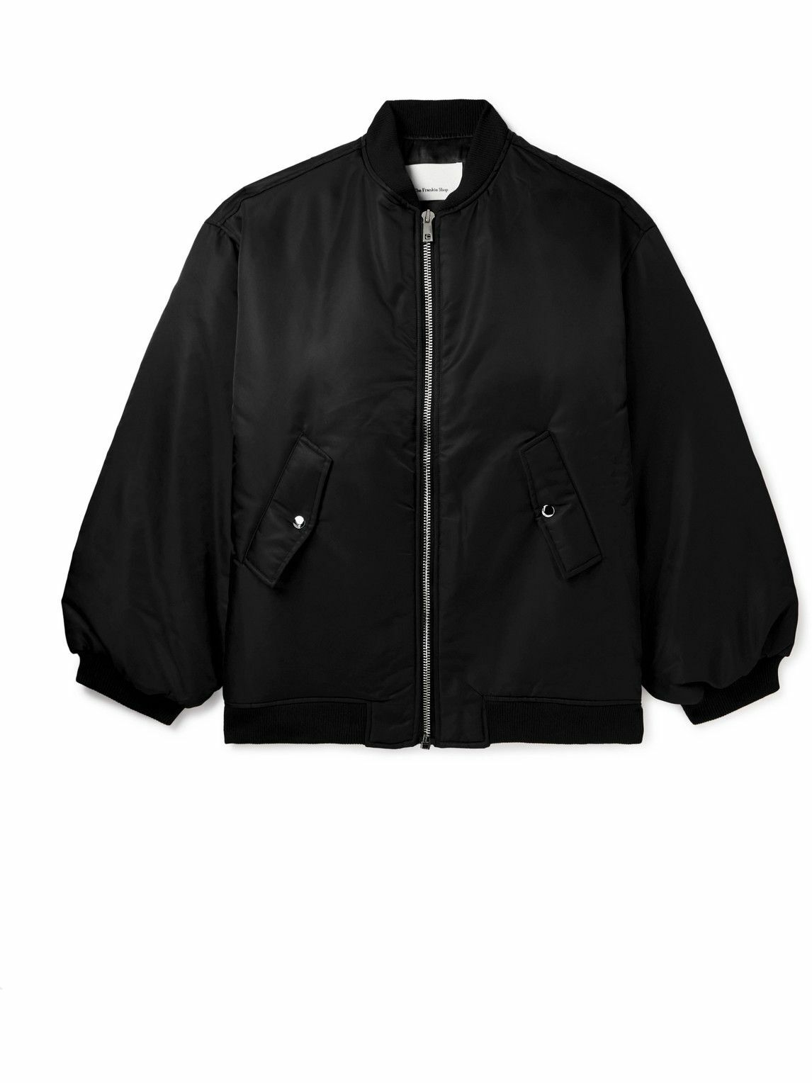 The Frankie Shop Black Scott Faux-Fur Bomber Jacket The Frankie Shop