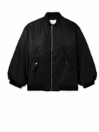 The Frankie Shop - Astra Satin-Twill Bomber Jacket - Black