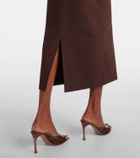 Nensi Dojaka Asymmetric silk midi dress